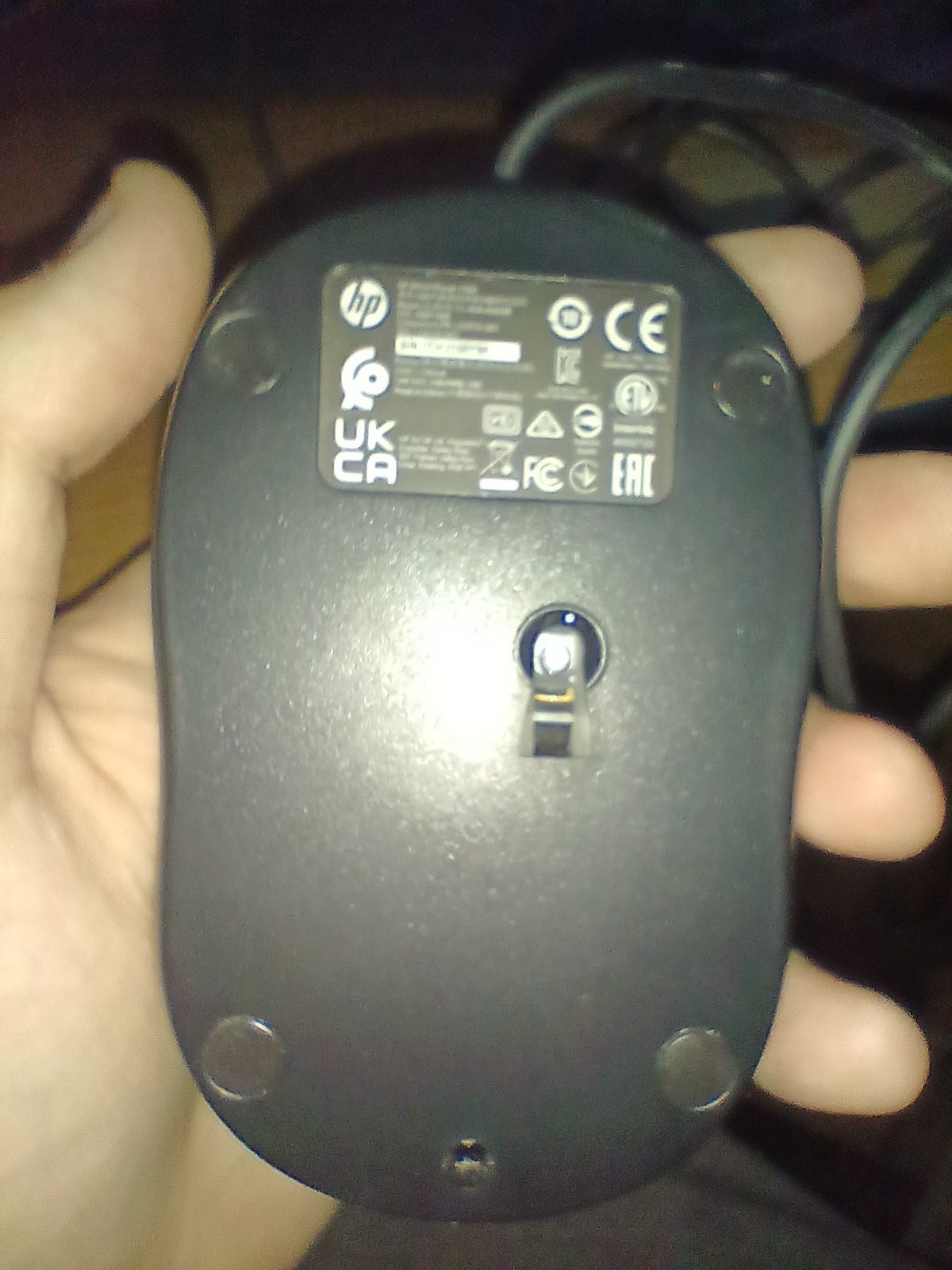 Mouse HP wired 1000 cu fir, nou