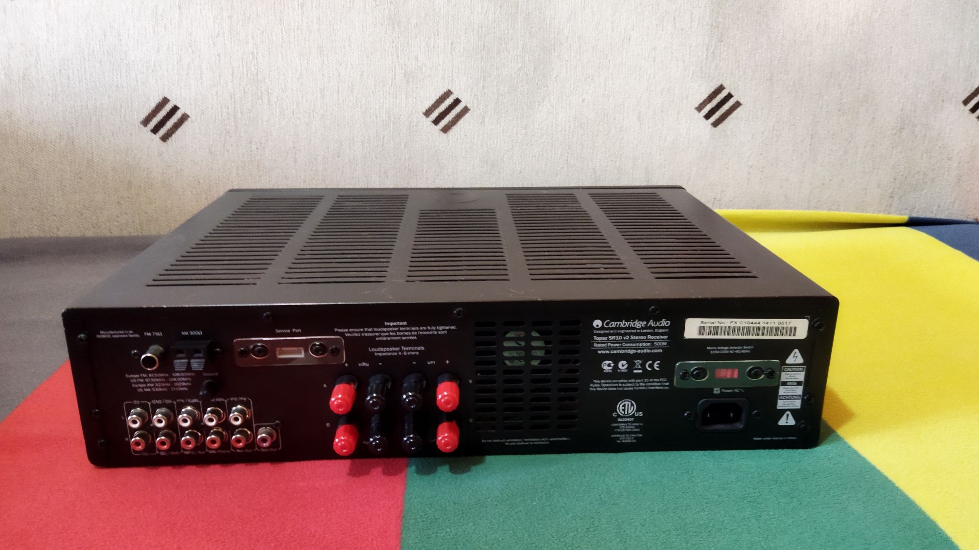 Amplituner Receiver Cambridge Audio Topaz SR 10 v2