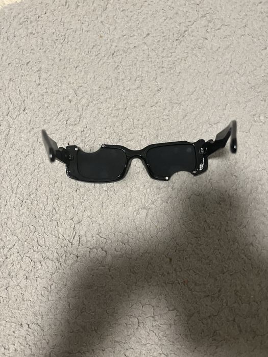 Ochelari off white negri albi