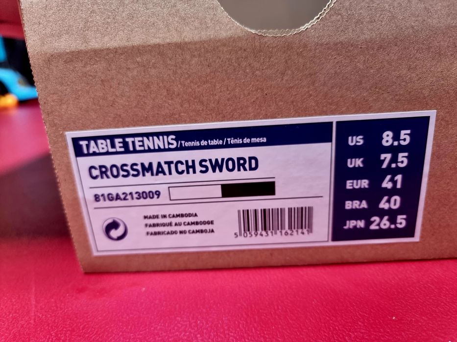 Mizuno Crossmatch Sword 41 26.5 tenis de masa