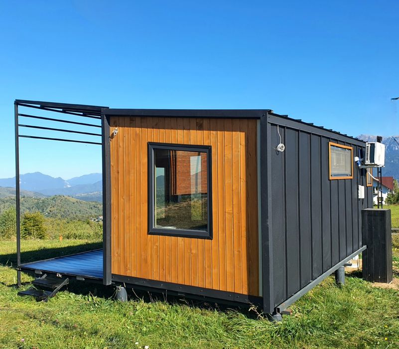 Tiny house investitie  constructie lemn transportabil