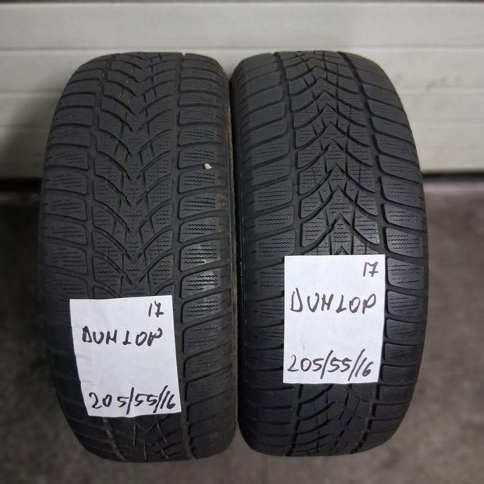 2×205/55/16 M+S.DUNLOP.Stare excelenta.