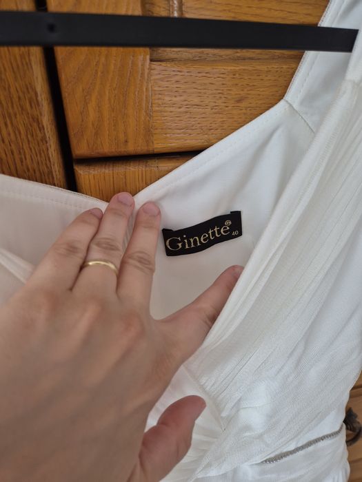 Rochie mătase naturală ivory