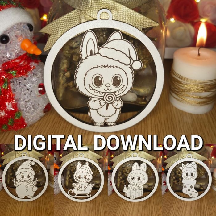 Decoratiuni de Craciun din lemn - Globuri din lemn