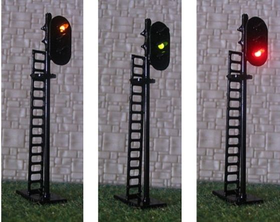 Semnale luminoase CFR/Semafoare, macheta trenulețe electrice HO 1:87