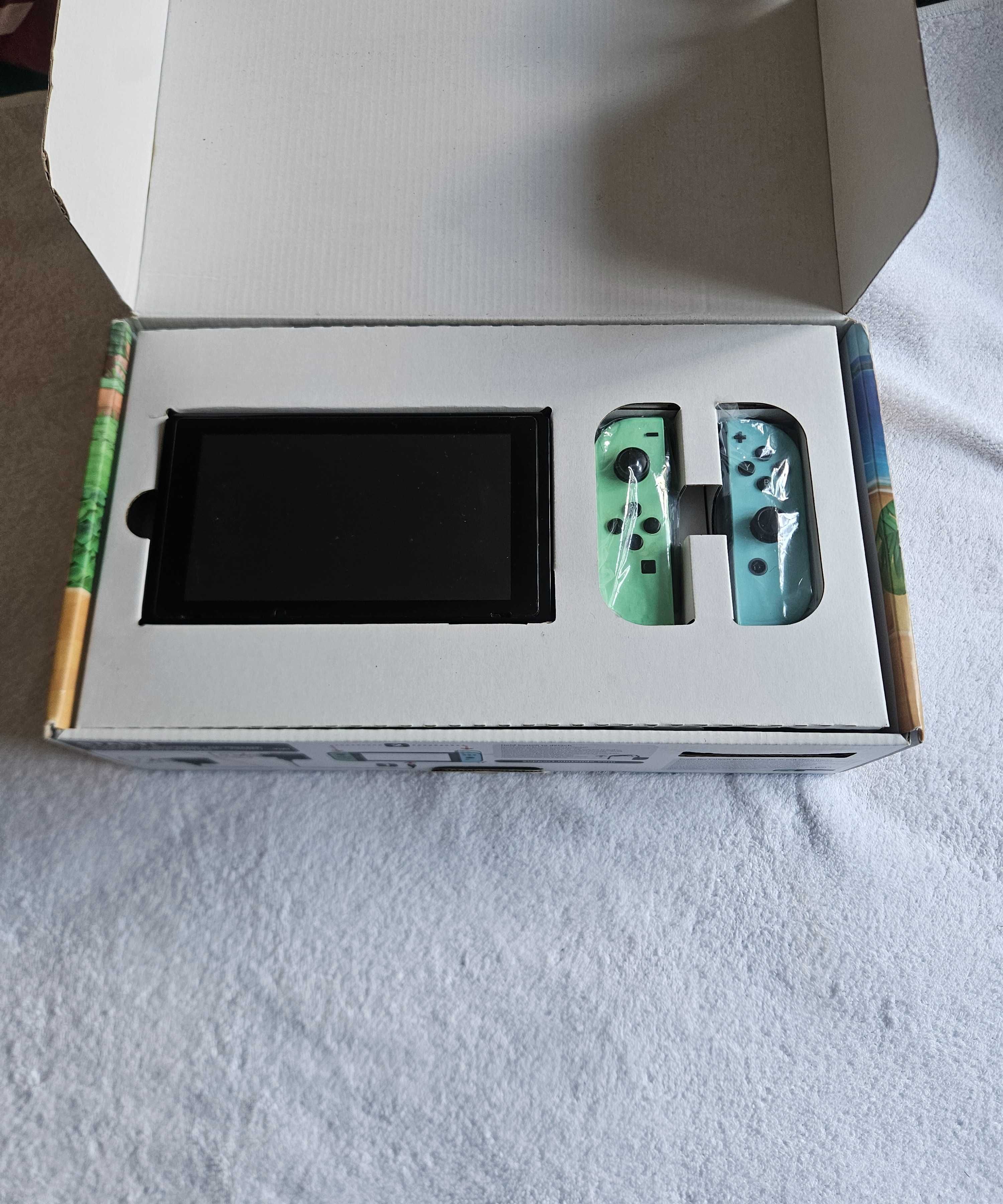 Продавам Нинтендо суич Комплект с игри и джоистик