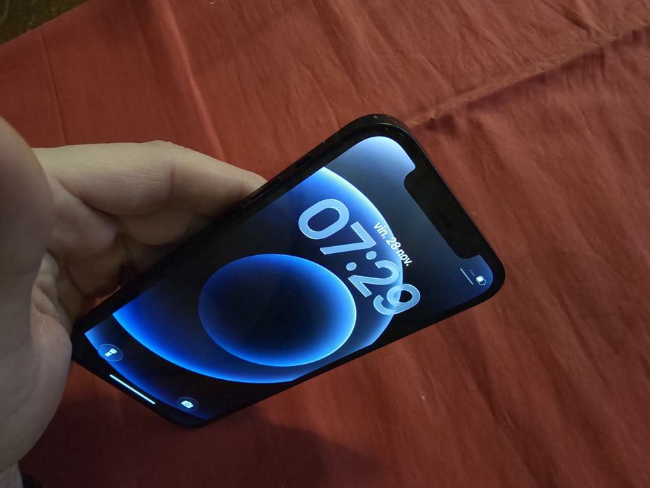 -Iphone 12, Negru, 256Gb, 4Ram, bat: 100%, Negru, stare foarte buna, d