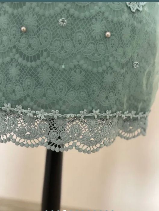 Рокля на Twin Set, резедаво зелено