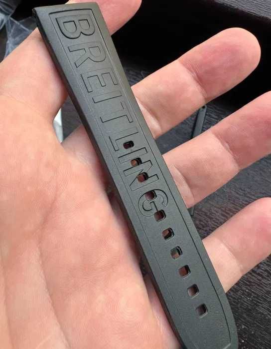 Curea silicon de 22 mm latime pentru ceas Breitling
