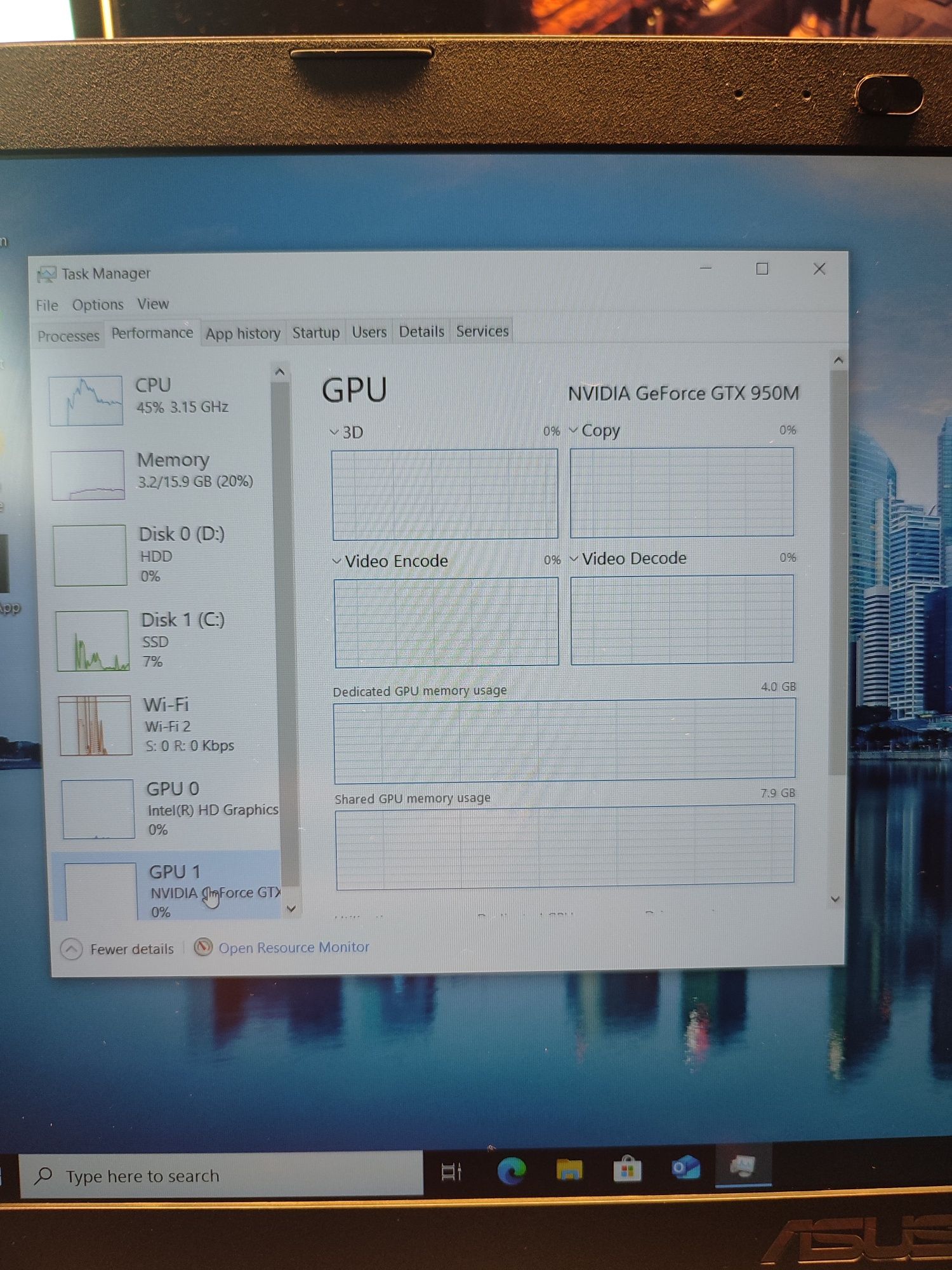 Vand laptop gaming Asus ROG GL552V