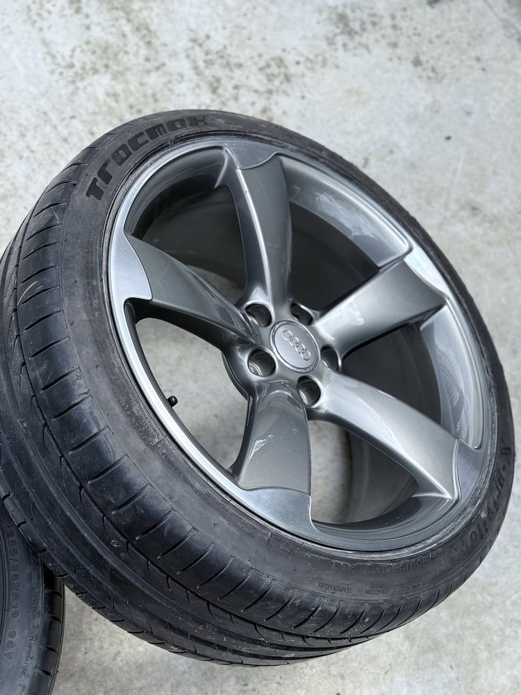 Jante Audi Rotor R19 Originale + Cauciucuri-Stare impecabila