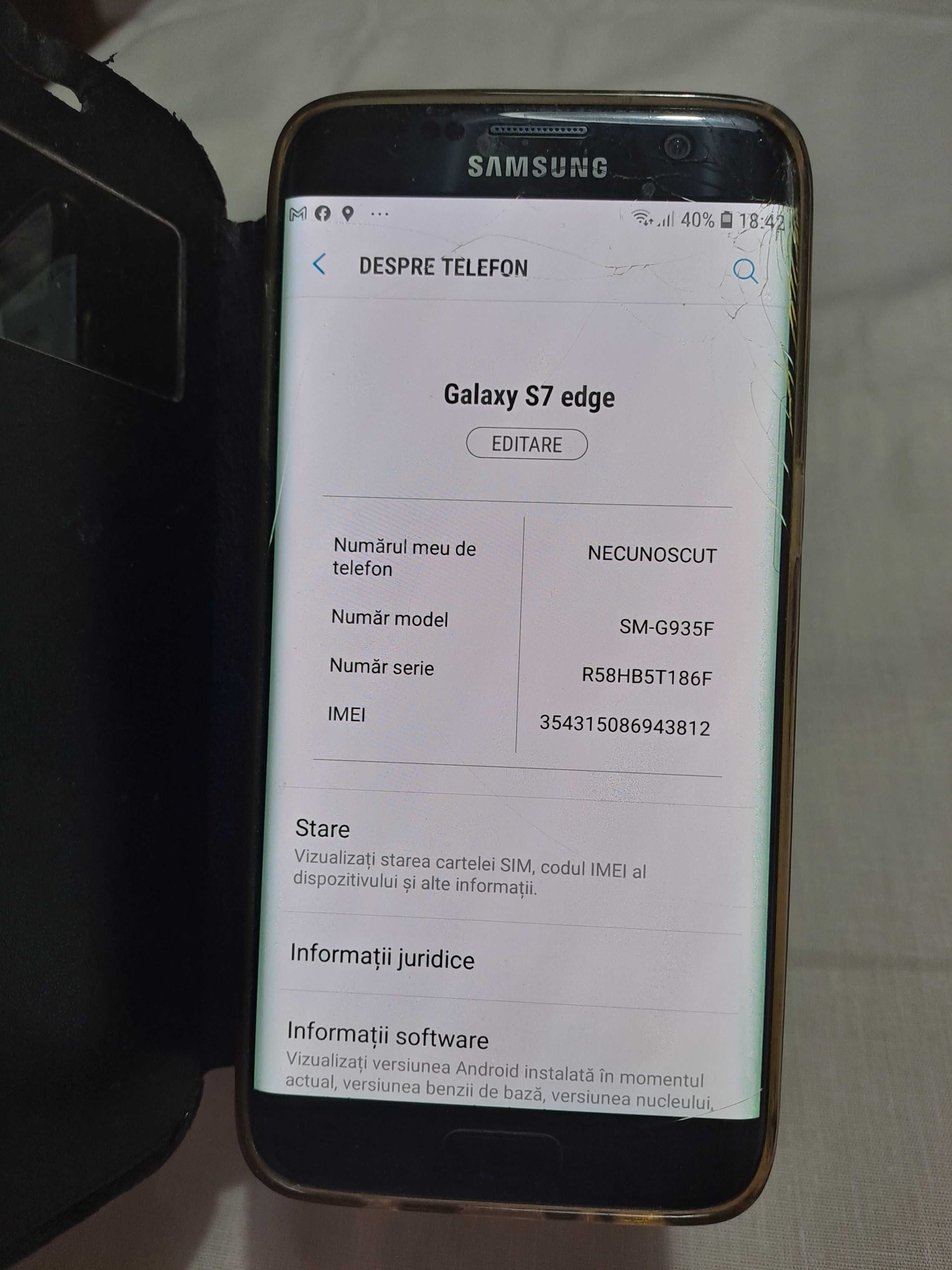 Samsung Galaxy S7 edge baterie buna - NEGOCIABIL