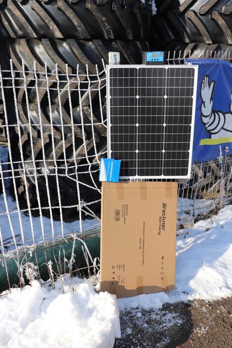 Gard Electric Panou solar 50w + Regulator tensiune 10A Noi cu garantie