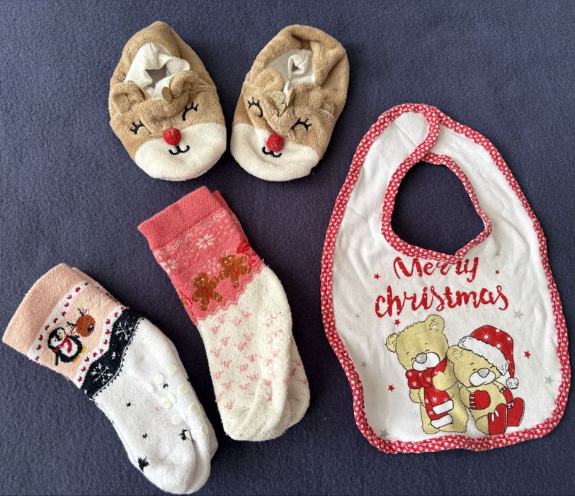 Коледни дрешки за момиче, размер 80-86