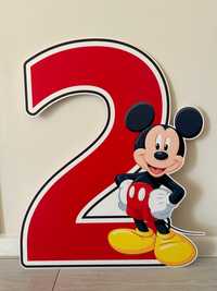Цифра 2 за рожден ден от коматекс Mickey Mouse