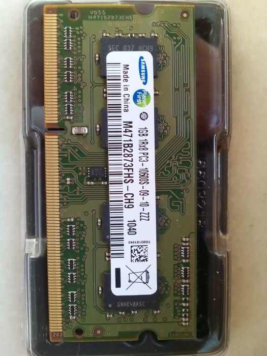 Memorie laptop 1GB DDR III 1333MHz PC 10600S