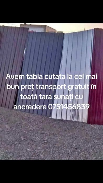 Vindem tabla cutata