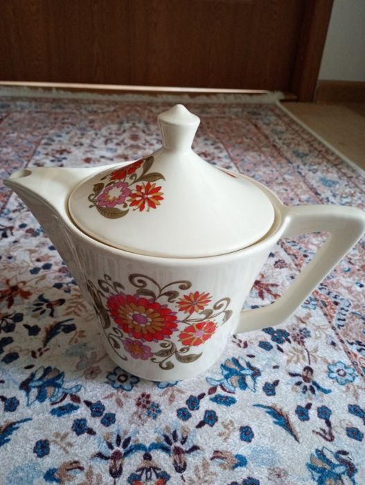 Ceainic + zaharniță ceramică