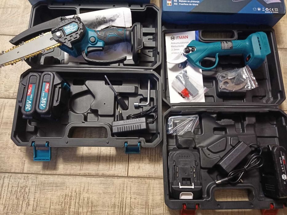 Mini ferastrau si HITMAN Foarfecă de grădină  pentru taiere Crengi.