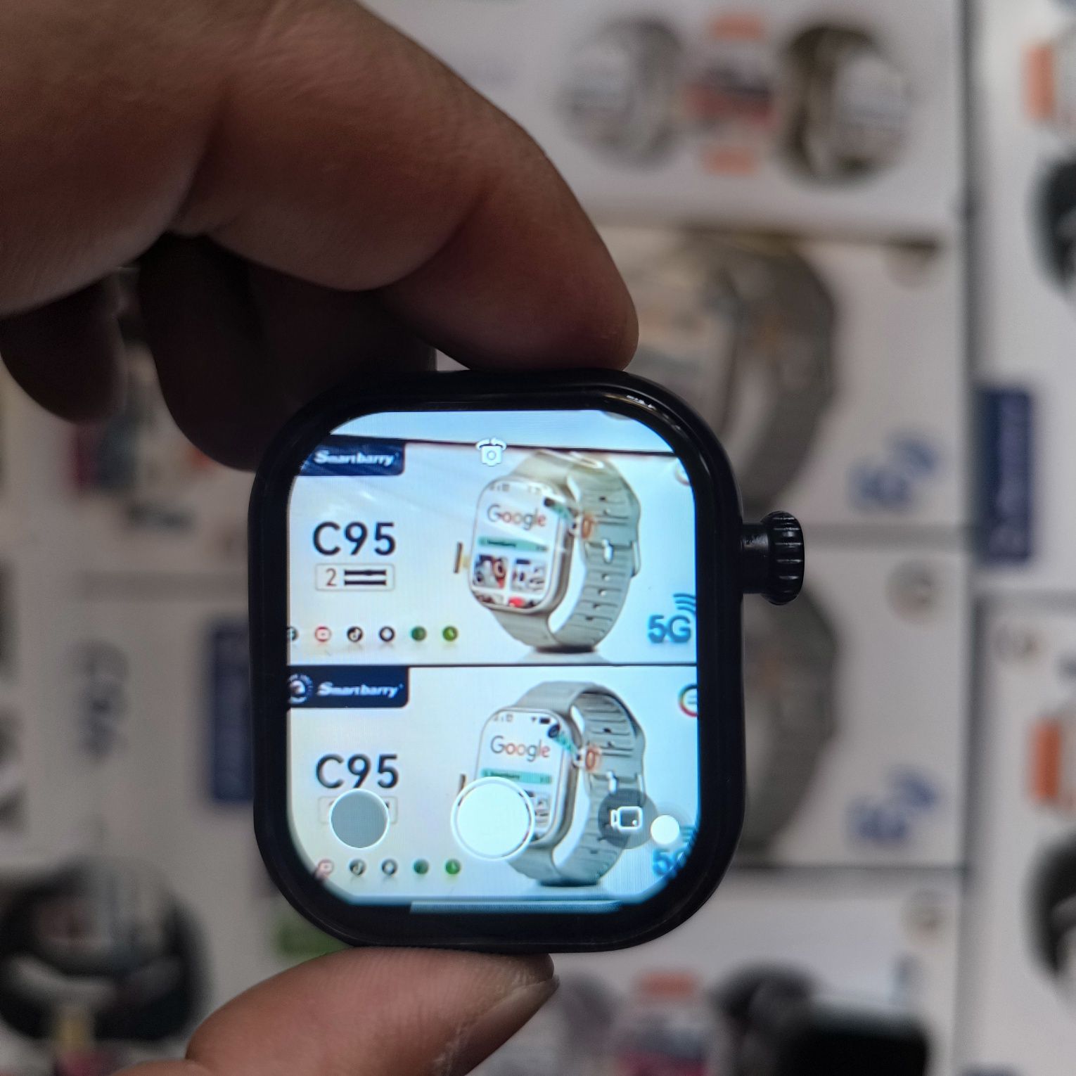 Smart Watch C95, 5G Sim kartali soat, Умный смарт часы с сим-картой