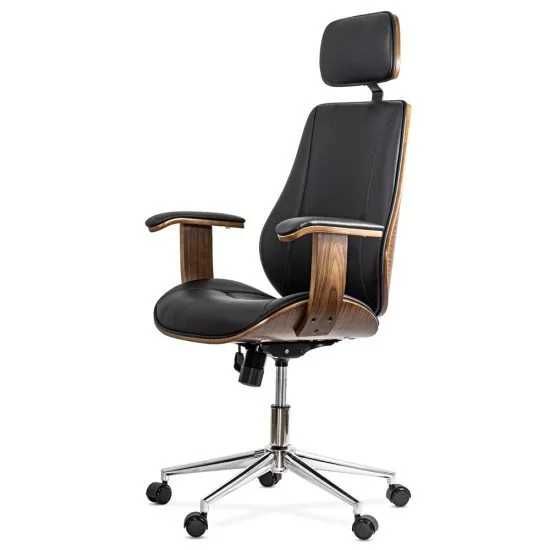 Scaun Birou Directorial Lemn si Piele DHO 1606 Modern LIVRARE GRATUITA