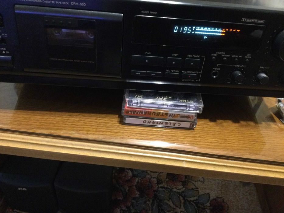 Deck DENON drm 550 si JVC d-e3