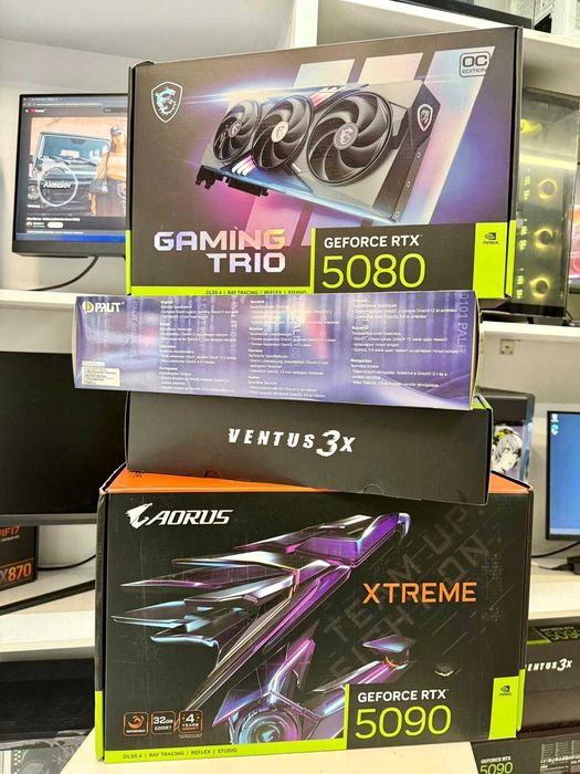 Placa Video RTX 5080 Gaming Trio, noua, 30 luni garantie, Tva inclus!