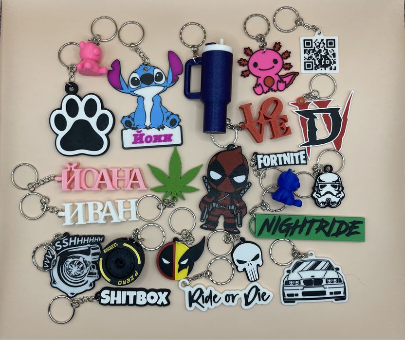 Ключодържатели различни видове