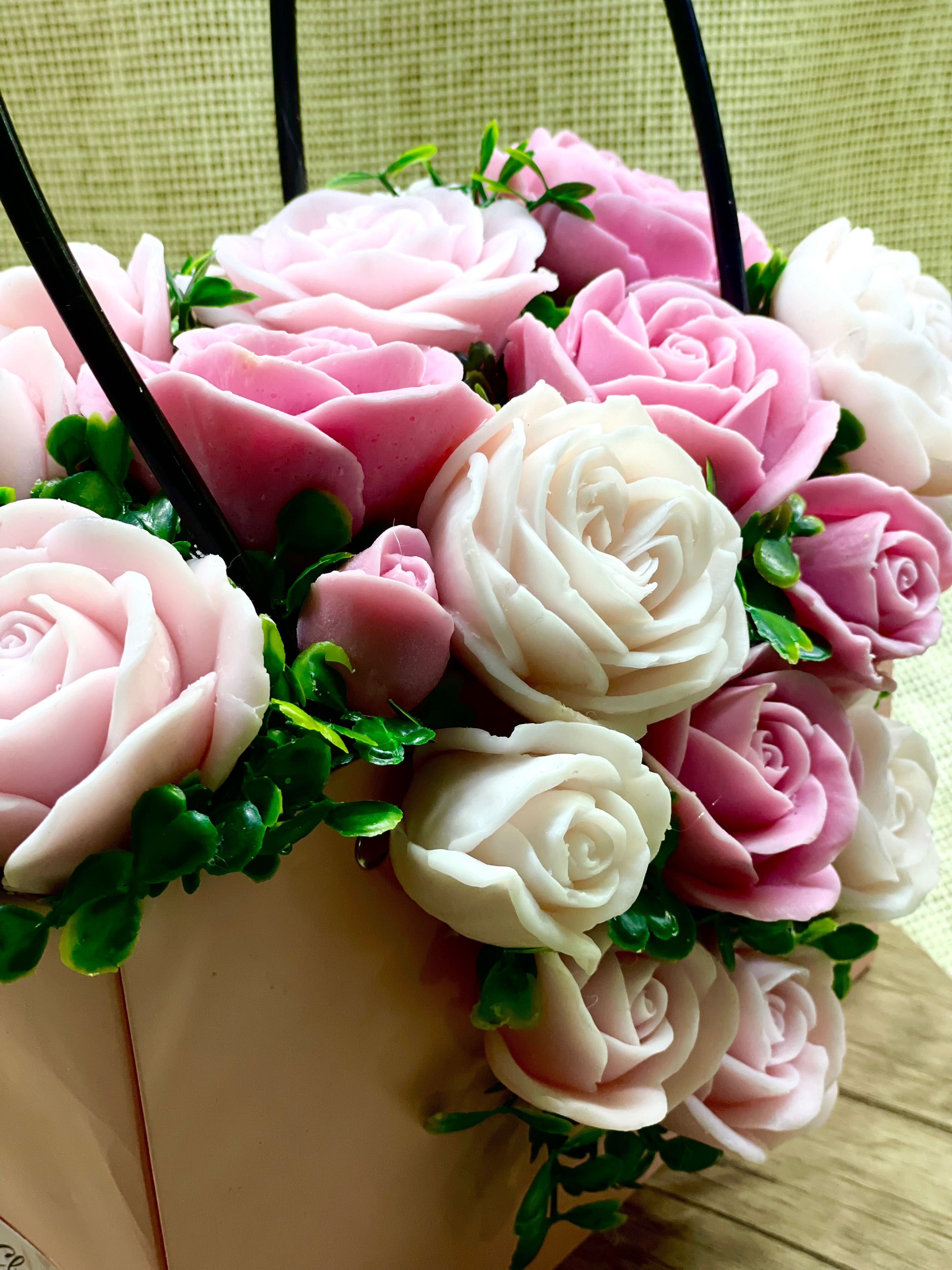 Букет мыльных цветов - Розы.