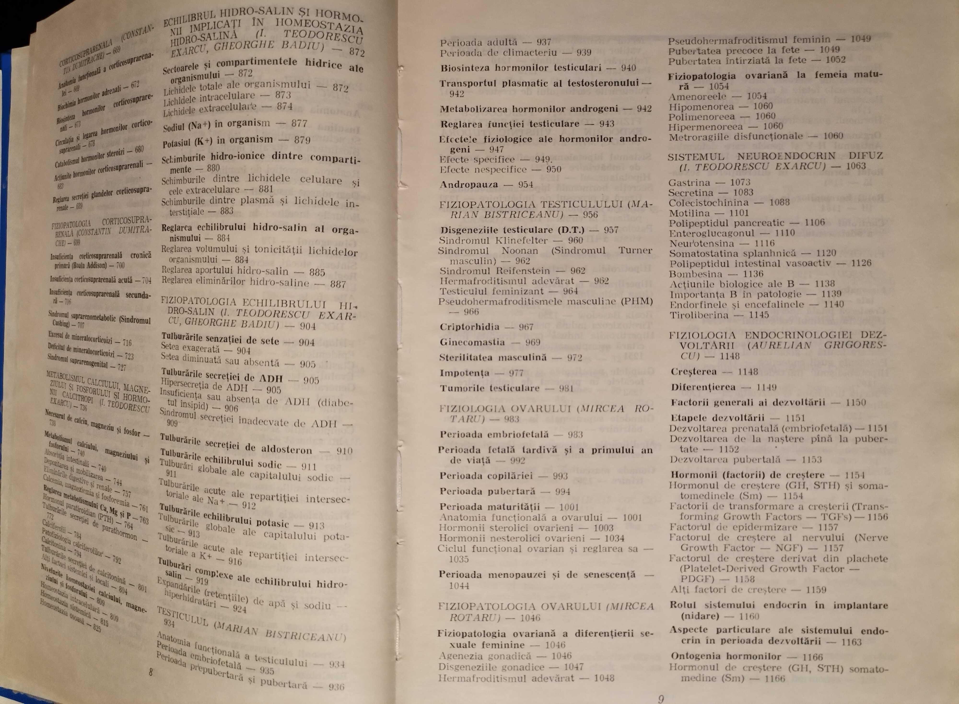 Fiziologia si fiziopatologia sistemului endocrin carte medicina