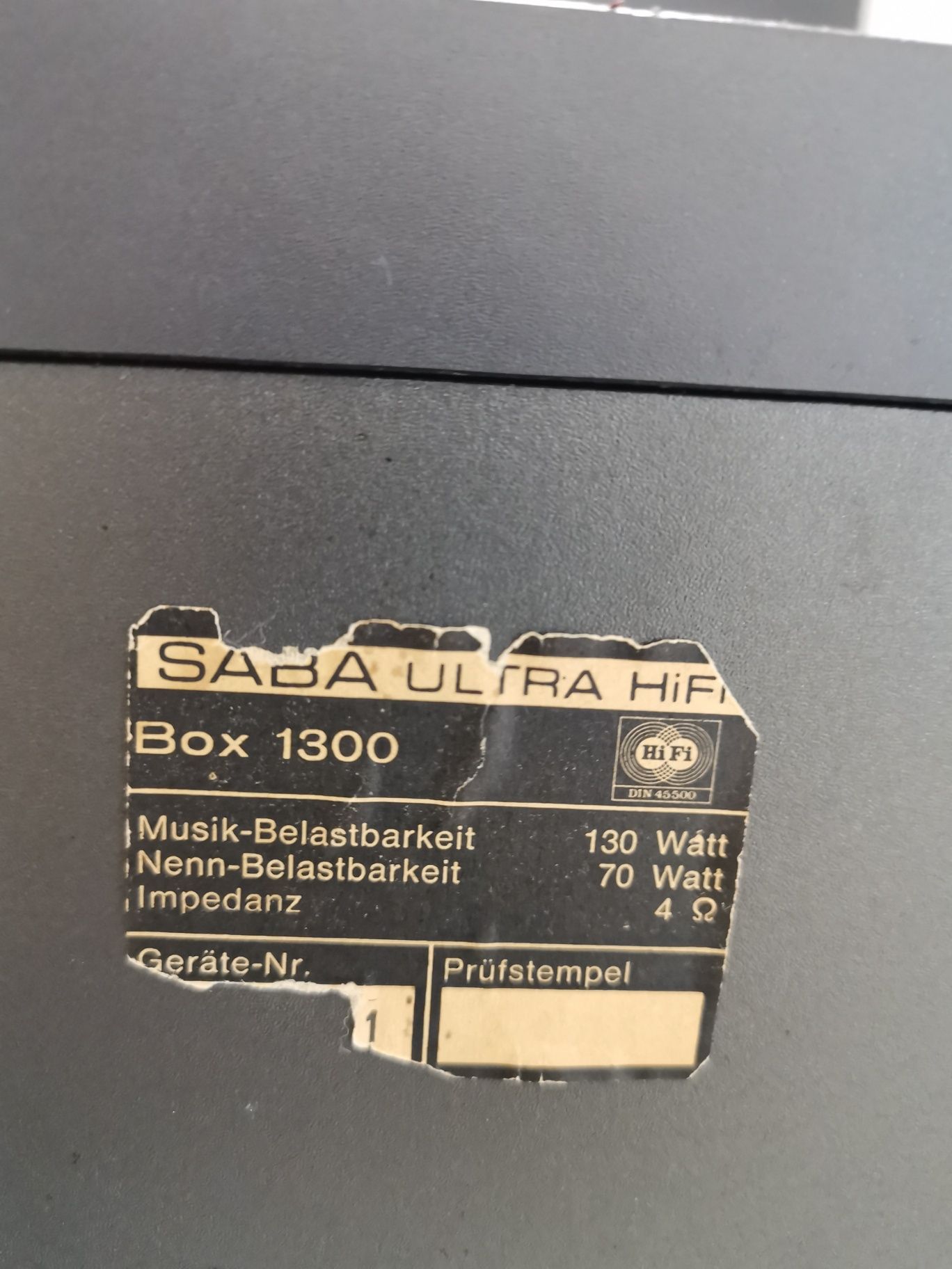 Boxe SABA Professional 1300