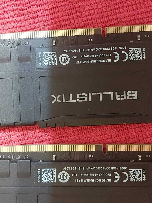 32GB DDR4 G.Skill Ripjaws, Corsair Vengance, Crucial, 3000Mhz, CL16