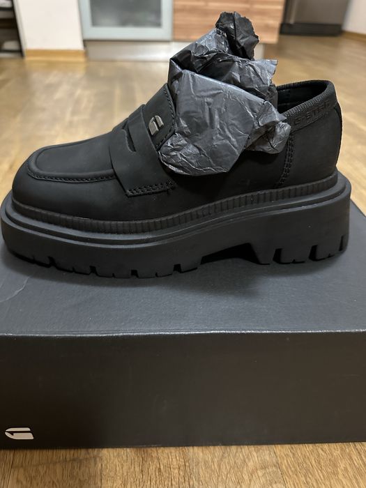 Дамски черни лоуфъри G-star 36 размер