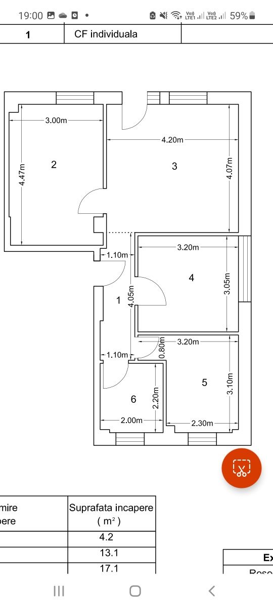 Ap.3 camere cu curte,loc de parcare și terasa inchisa,str.Safirului