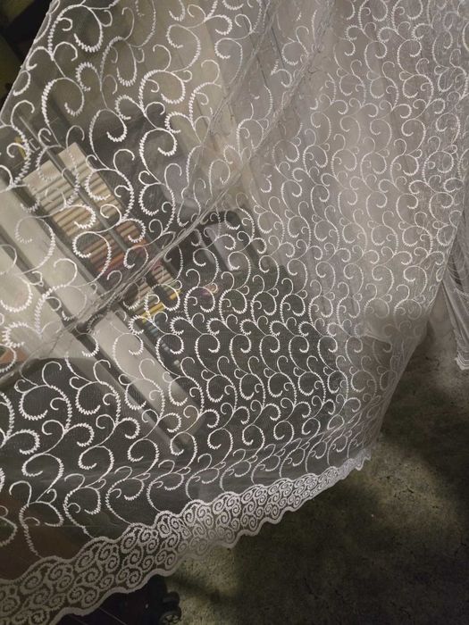 Нови модели плат от  тънка дантела за пердета