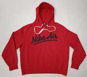 Nike AIR Fleece Sweatshirt оригинално горнище L Найк памук суичър