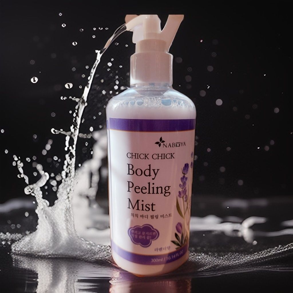 Пилинг-мист для тела Nabeeya Body peeling mist, с лавандой