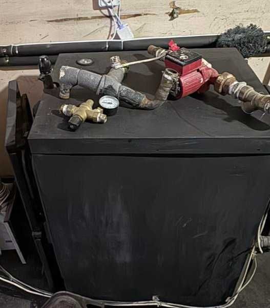 Пелетен котел с горелка