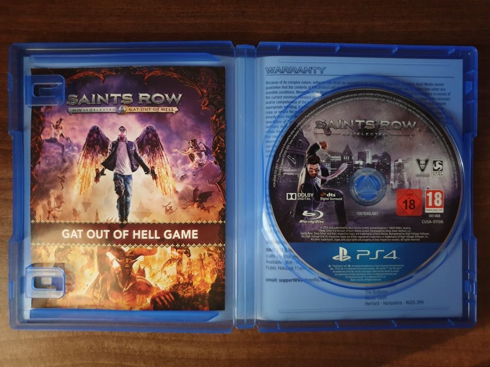 Saints Row 4 Re-Elected & Gat Out Of Hell PS4/Playstation 4