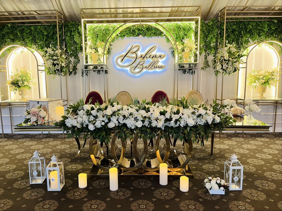 Cabina foto/fum greu/baloane cu fum/aranjamente/artificii