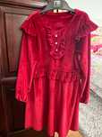 Rochie roșie, mărime 116 cm