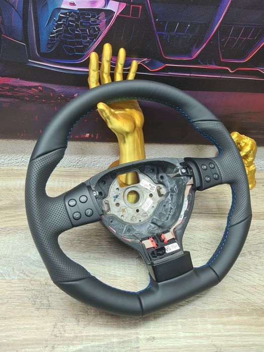 Volan comenzi sau fara PassatB6/Golf5 tesit Rline/GTI tapitat piele