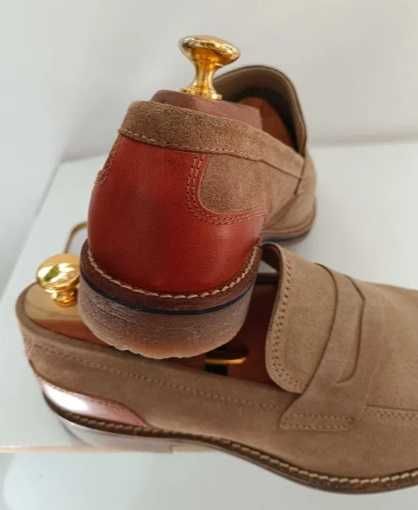Pantofi loafer 45 penny premium Senator NOI piele naturala moale