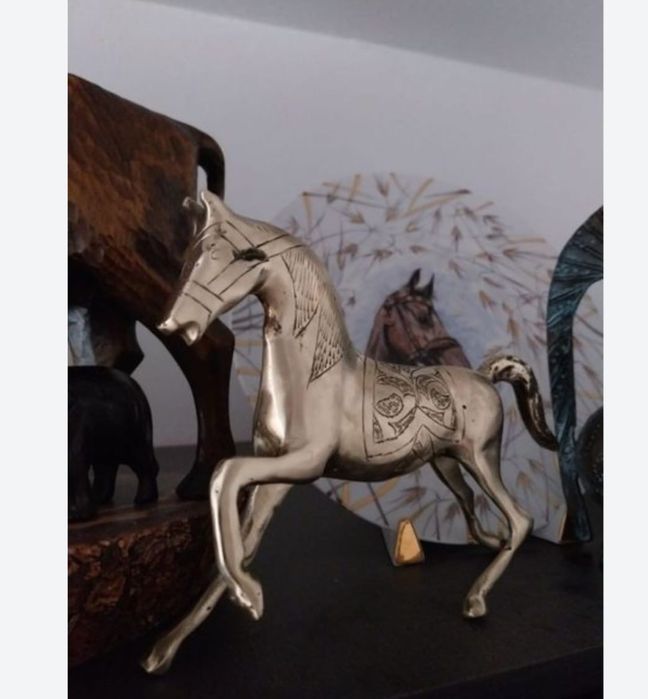 cal cu coif clopot bronz