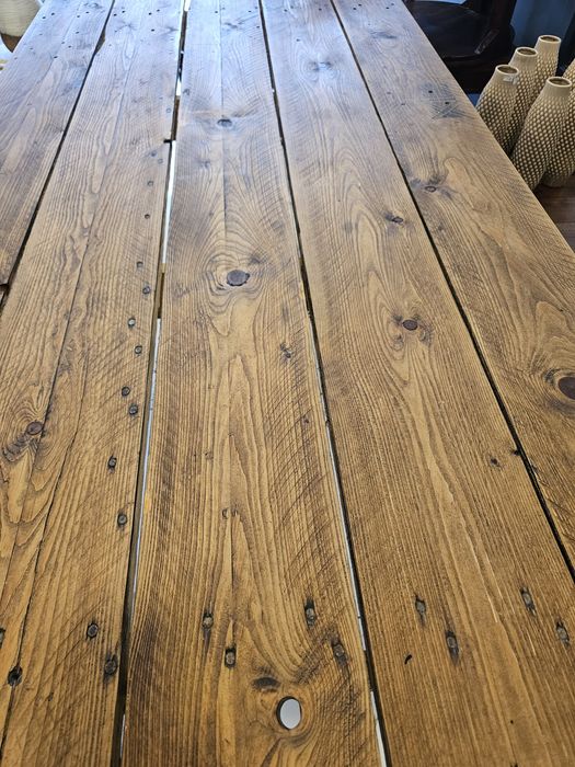 Рустик трапезна маса изработена от Дъб