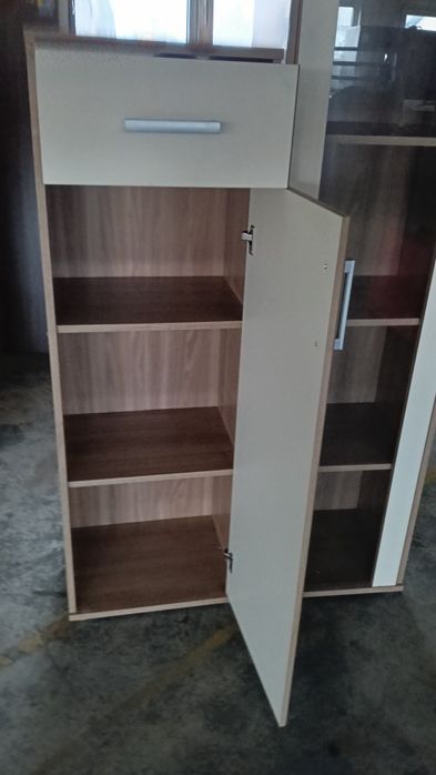 Set Mobilier Modern (2 Corpuri) - Ideal pentru Living/Dormitor/Birou