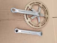 Angrenaj pedalier cursiera vintage Dura Ace 1st Gen.