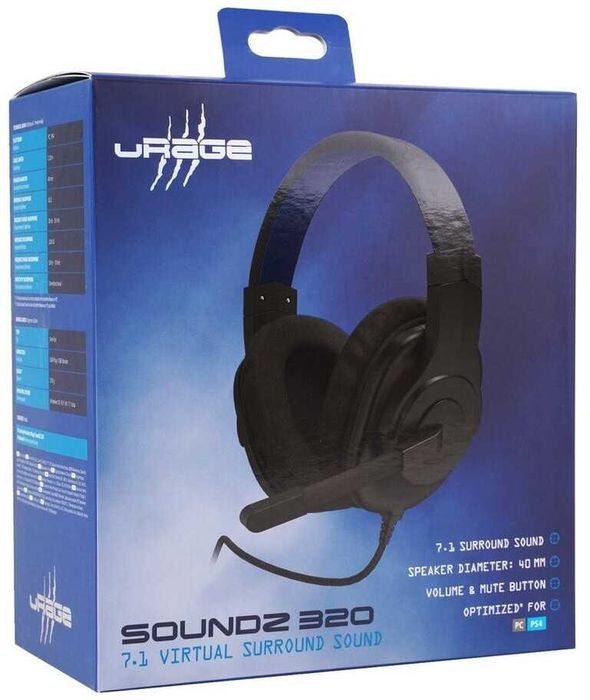 Casti Gaming pe USB HAMA uRage SoundZ 320 PC PS4 PS5 7.1 Noi Sigilate