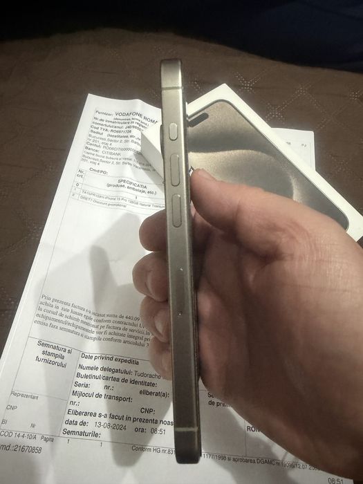 Iphone 15 PRO Natural Titanium