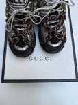 Adidasi Gucci argintii cu pietre